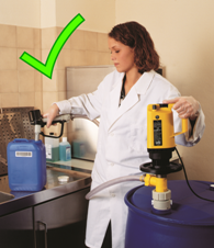 Lutz lab transfer drum pump
